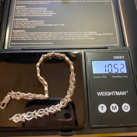 VTG 925 Silver Link BRACELET - Picture 8 of 8